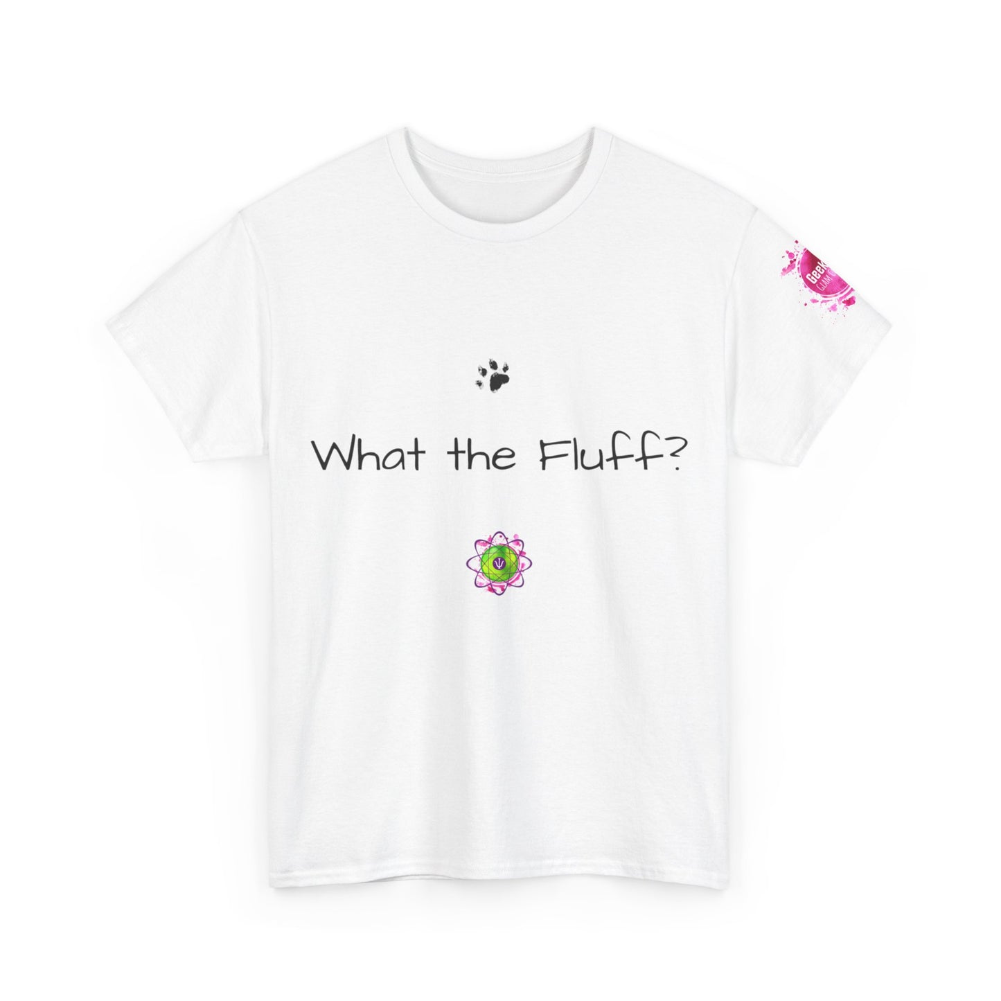Unisex heavy cotton tee "What the Fluff?""