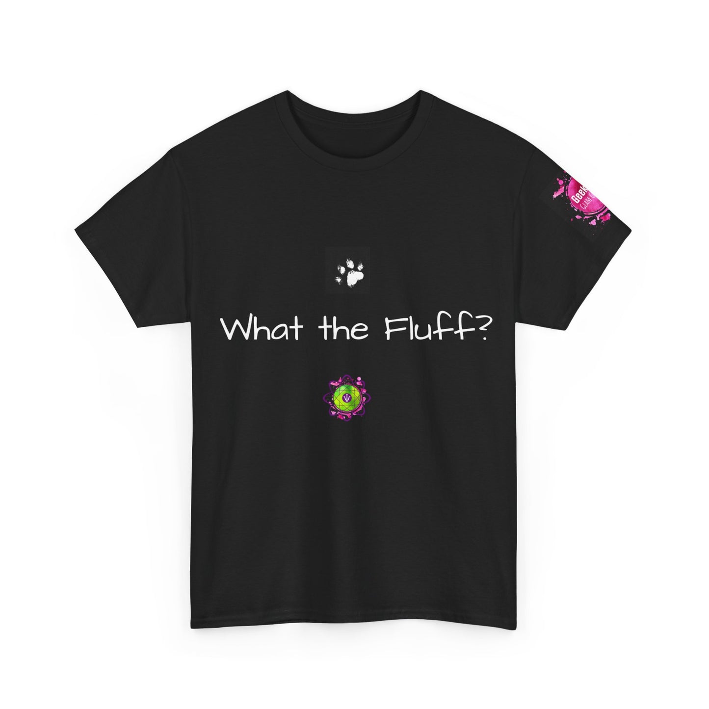 Unisex heavy cotton tee "What the Fluff?""