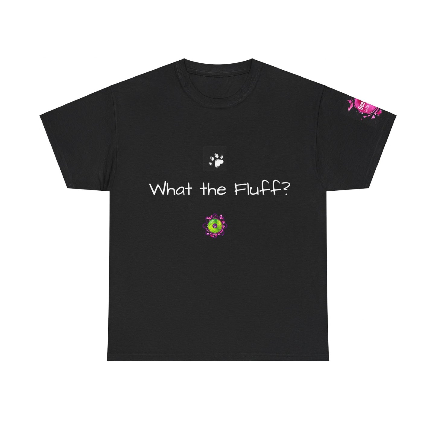 Unisex heavy cotton tee "What the Fluff?""