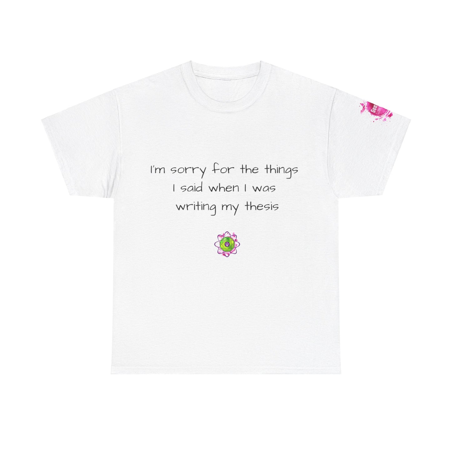 Unisex heavy cotton tee "I'm sorry"