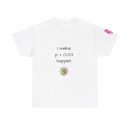 Unisex heavy cotton tee "p < 0.001"