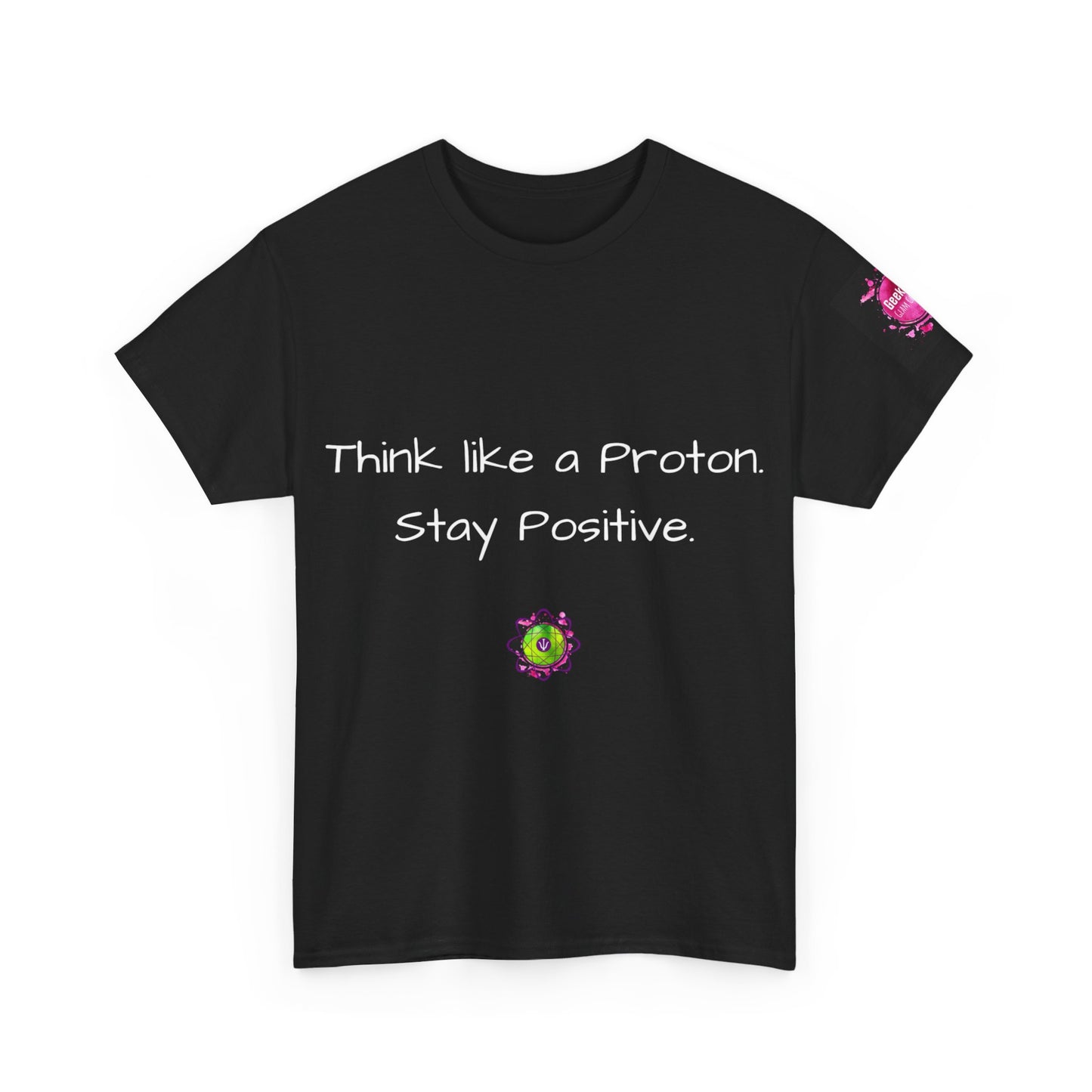 Unisex heavy cotton tee "Think like a Proton"